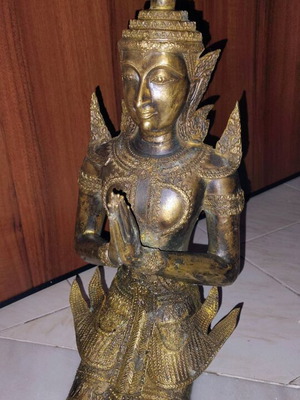Thailand statue used, solid 9.4 kg, 61 cm height