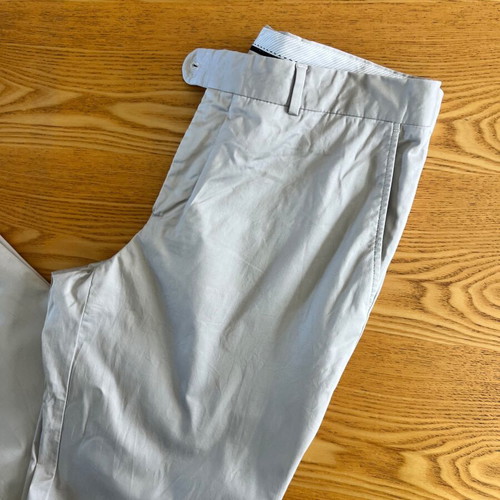 Glou fabric pants size S, like new, beige and gray