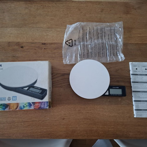 Salter digital kitchen scale model 1030 used, 5 kg capacity