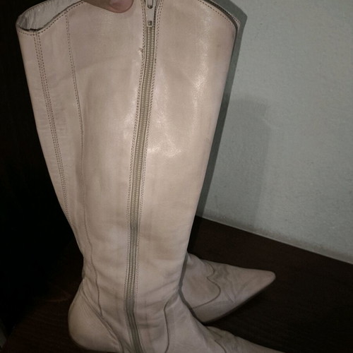 Women's beige boots like new size 40