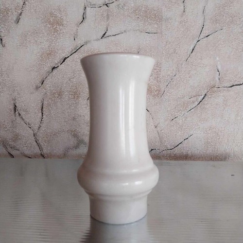 Marble vase like new, small white, socialist period
