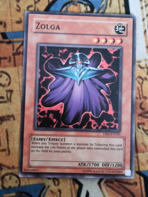 Zolga Effect Monster Yu-Gi-Oh! κάρτα σαν καινούργιο