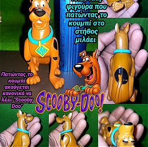 Scooby Doo  Φιγούρα που μιλάει Hanna Barbera talking Figure Dog Detective Σκύλος Ντεντέκτιβ Σκούμπι Ντου τηλεοπτική σειρά περιπέτεια μυστήριο mystery adventure tv series toy