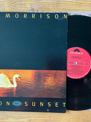 Van Morrison Avalon Sunset vinyl record used, rock