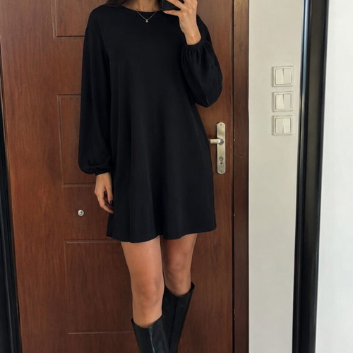 Zara dress like new, black, size S