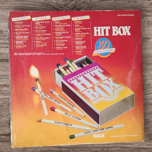 Hit Box used, 2 vinyl records, 30 first performances