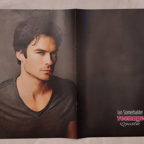 Ian Somerhalder and Maika Monroe poster like new, Teenage