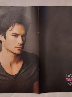 Ian Somerhalder and Maika Monroe poster like new, Teenage