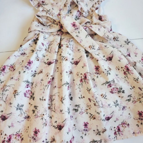 Girls' dress with lining and veils, size 92 cm, 2 years