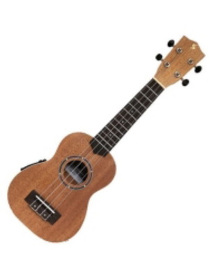 Stagg US30 soprano electro-acoustic ukulele with case