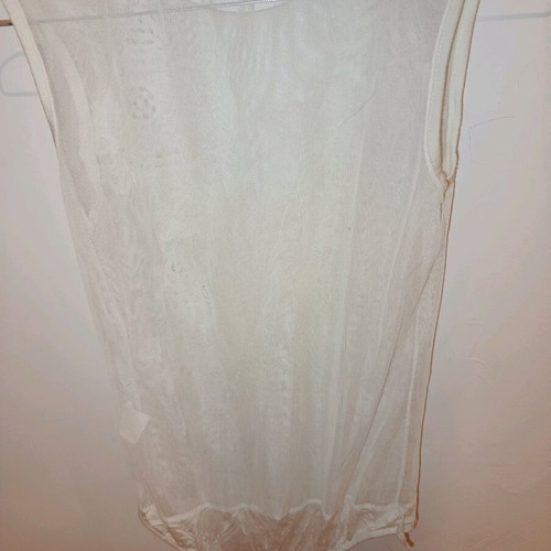 Women's mesh bodysuit used, white, sizes S and M