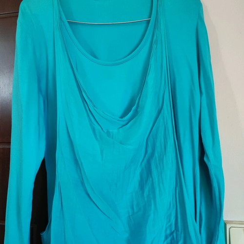 Spring dress used, turquoise, size L
