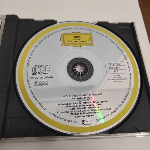 Mozart Le Nozze Di Figaro Highlights CD like new, classical