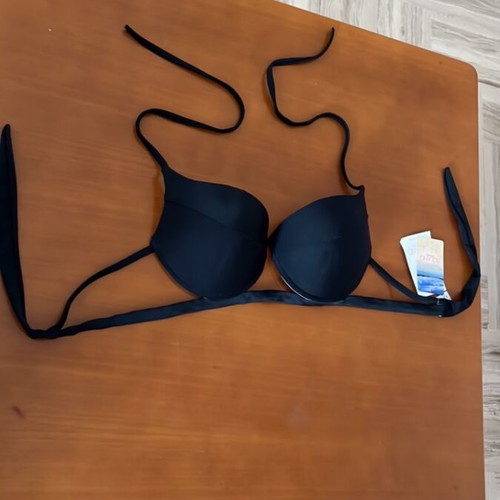 Solano bikini top new, size 5XL, black, with underwire