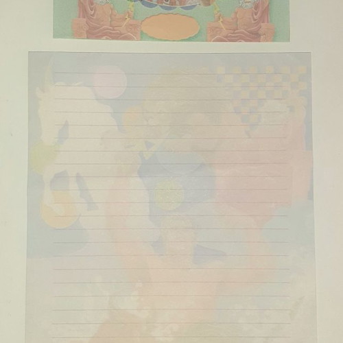 Set and letter papers new
