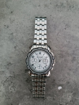 Pierre Cardin wristwatch women's unused, black and silver