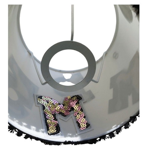 College style kids and teens table lamp with oxygen lampshades