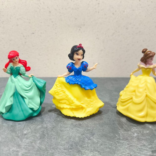 Disney Hasbro miniatures set of 3 princess figures like new