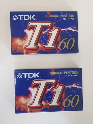TDK cassette tapes new, pack of 2