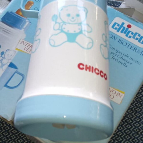 Chicco Isotermo Baby Bottle Thermos Set of 2 New