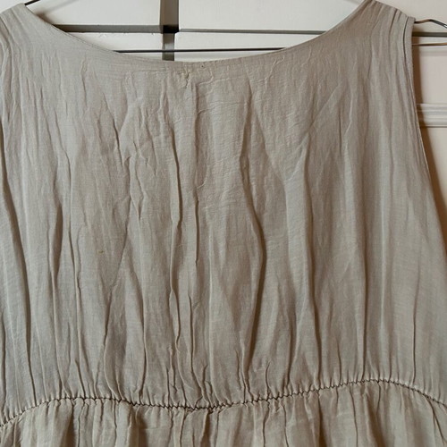 Imperial Italy women's dress M sand beige, like new, cotton silk