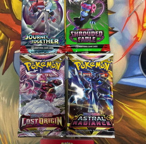 Pokemon booster packs bundle of 4 (sealed)
