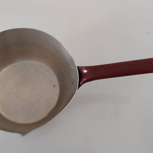 Vintage aluminum kitchenware set used, 2 pieces