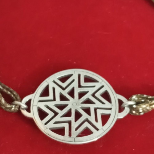 Zolotas silver bracelet 925 vintage used, wrist size 18-18.3cm