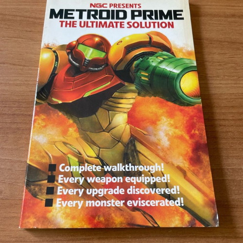 Metroid Prime The Ultimate Solution book used, official
