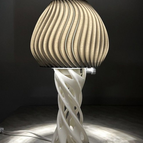 Organic Flow Lamp New with Sculpted Light Design