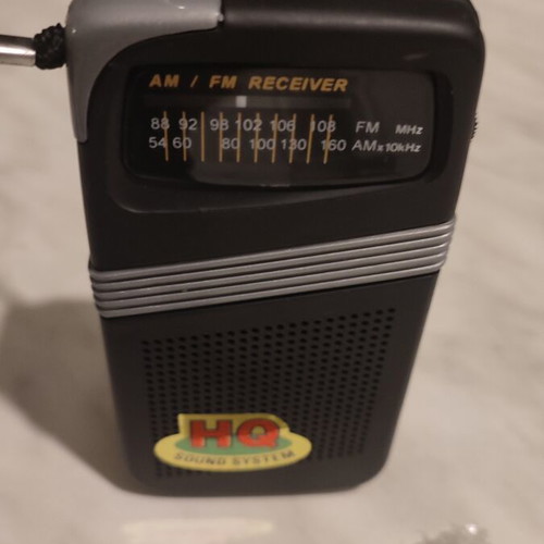 Sports ST-14 vintage AM/FM pocket radio, new old stock