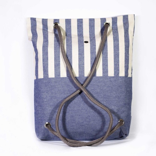 Backpack ριγέ Fylaki 100% cotton like new