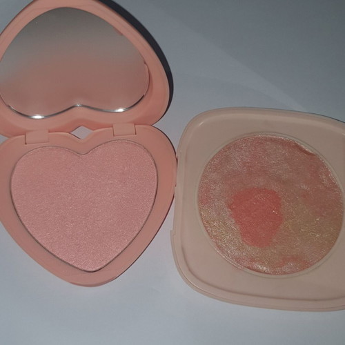 ColourPop makeup set 14 items lightly used, green palette repaired