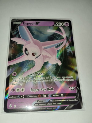 Espeon κάρτα Pokemon σε άριστη κατάσταση