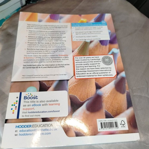 Cambridge academic science textbooks like new, English