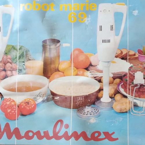 Robot De Cuisine Moulinex Marie Vintage – Fonctionne – État D’usage