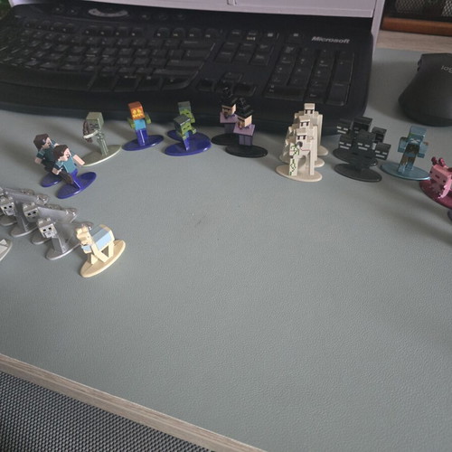 Minecraft metal figure collection