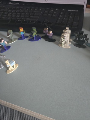 Minecraft metal figure collection