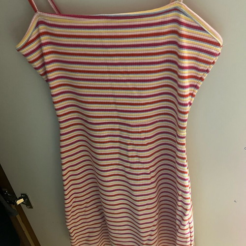 Striped mini dress like new, very good condition
