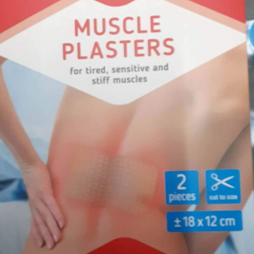 Thermofect Muscle Plaster pack of 2, heat patch for muscle pain relief