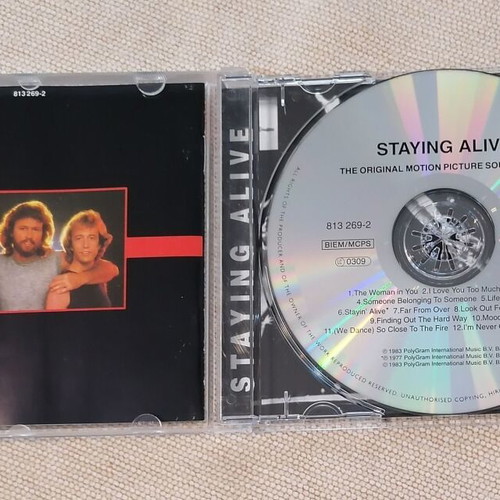 Staying Alive Original Motion Picture Soundtrack CD like new