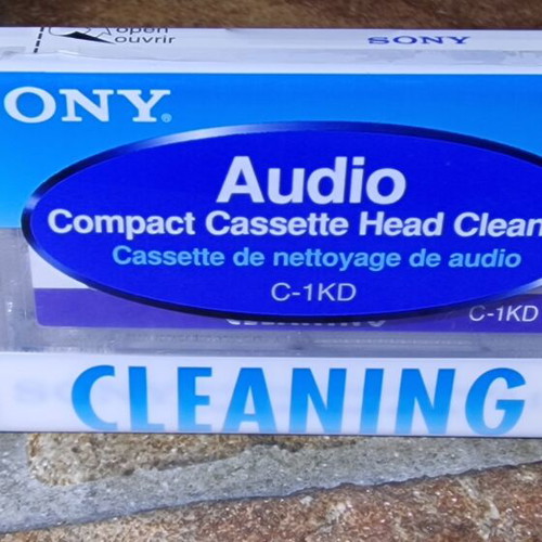 Sony Audio Cassette Head Cleaner C-1KD new