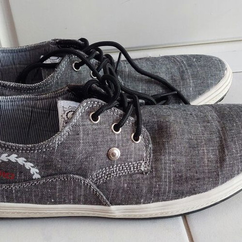 Casual shoes like new, gray, size 42