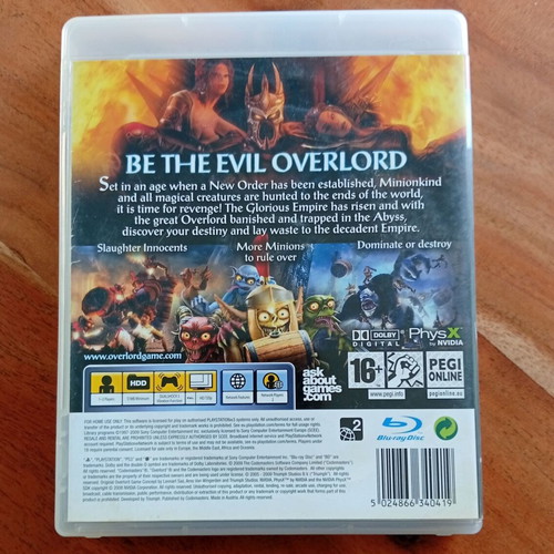 PlayStation 3 Overlord 2008 used, Codemasters