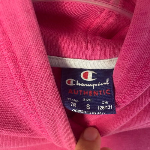 Champion sweatshirt for girl used, pink
