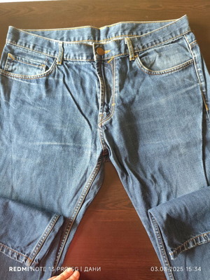 Jeans like new, dark blue denim, size W36 L34