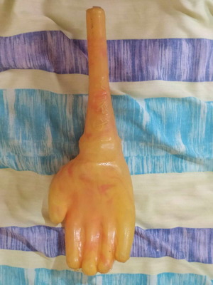 Plastic slap hand large carnival with sound new