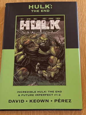 Hulk The End Hardcover 2008 like new