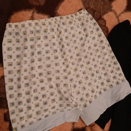Summer pajama shorts like new, set of 2, black and blue