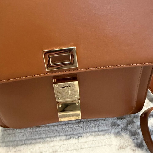 Trussardi crossbody bag brown like new